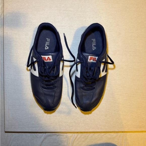 Fila Dark Blue and White Sneakers - Picture 2 of 7